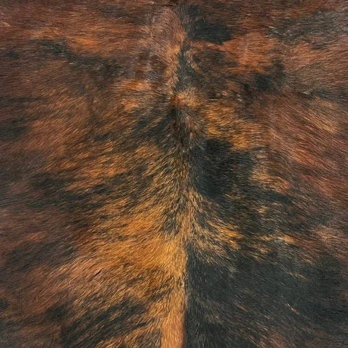 Classic Brindle Cowhide Rug: 6x7