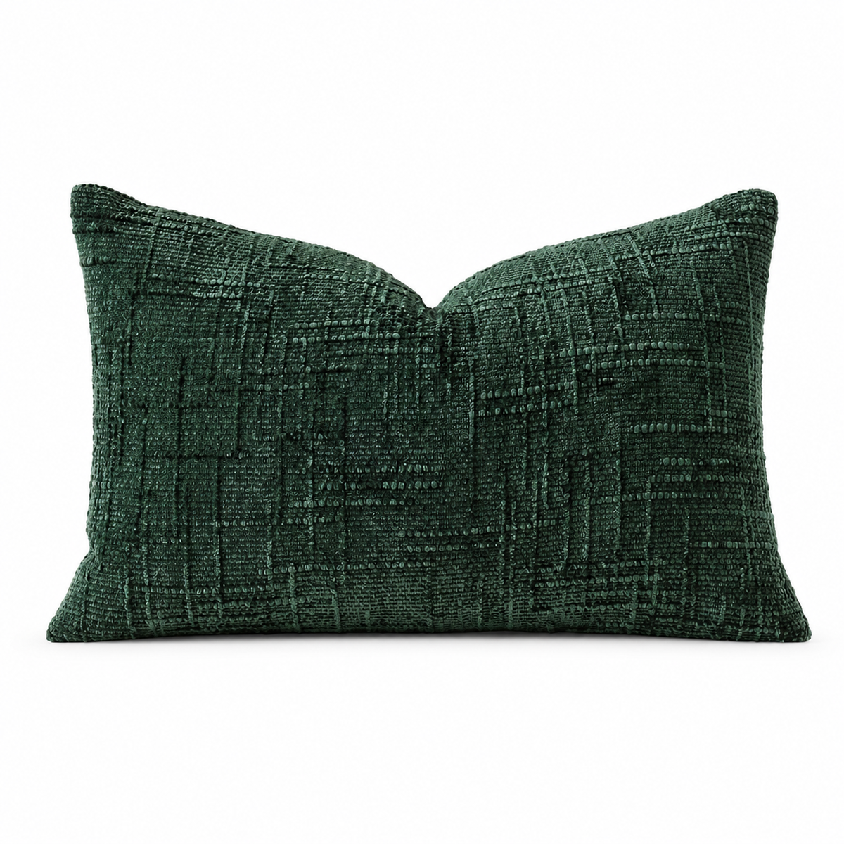 Double-Sided Textured Chenille Throw Pillow: Blue / Cover Only / 18x18