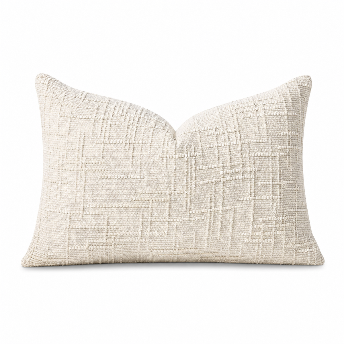 Double-Sided Textured Chenille Throw Pillow: Blue / Cover Only / 18x18
