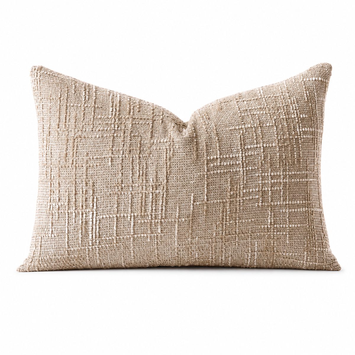 Double-Sided Textured Chenille Throw Pillow: Blue / Cover Only / 18x18
