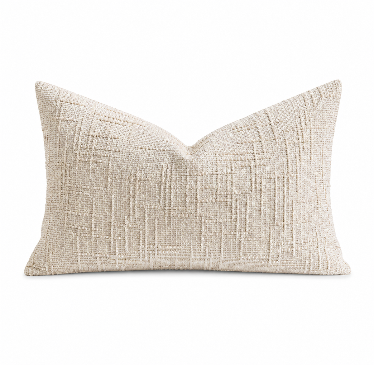 Double-Sided Textured Chenille Throw Pillow: Blue / Cover Only / 18x18